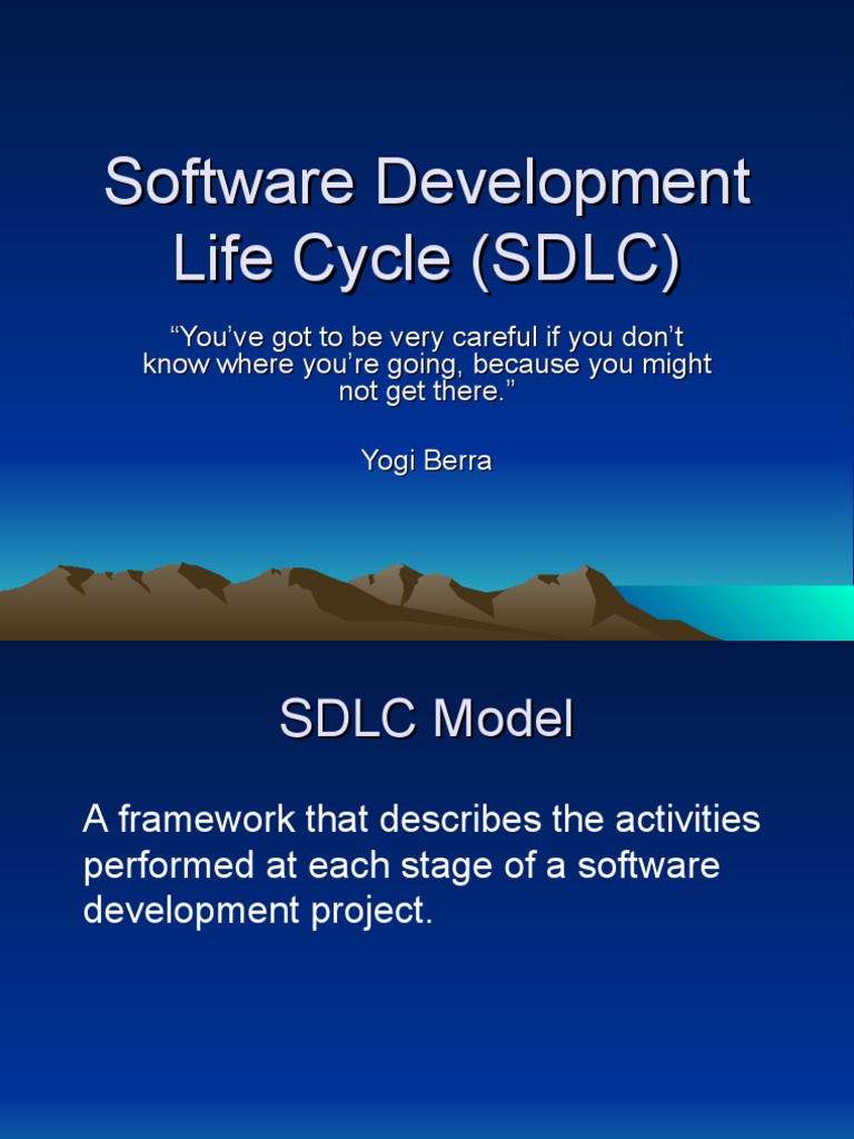 Software Development Life Cycle Models | PDF | Engineering | Computing