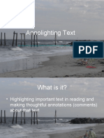 Annolighting Text