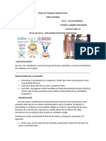 Ficha Instructiva de Tutoria 4to Sec - Semana 8 PDF