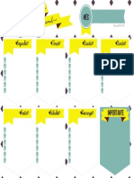 Planejamento Semanal - Amarelo e Azul PDF