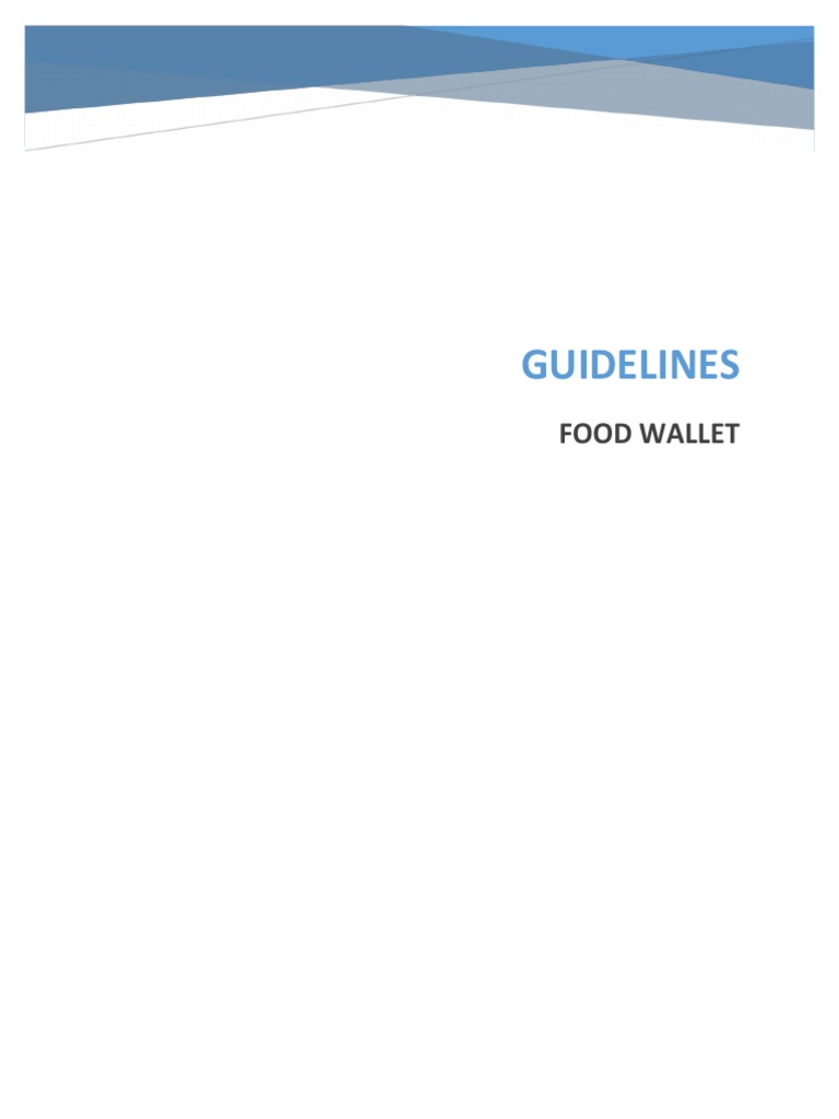 HCL Food Wallet Guidelines 2025 | PDF | Business | Computing And ...