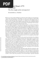 Monographic Exhibitions and the History of Art ---- (PART I Living Artists Retrospectives) Ch1