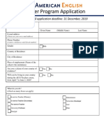 Summer 2020 AE E Teacher Application Form