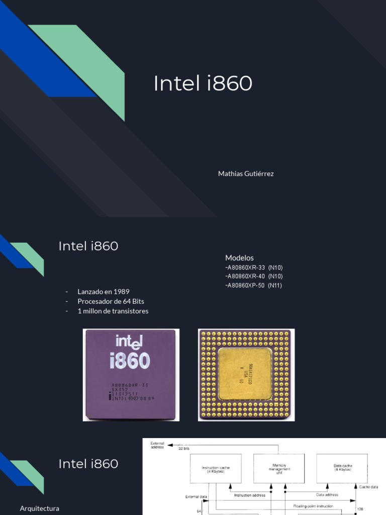 Intel I860 PDF