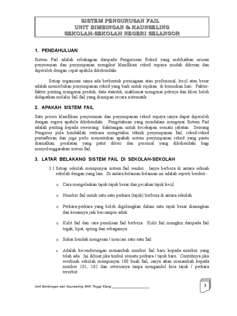Sistem Fail B&K | PDF