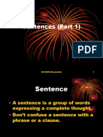 Sentences (Part 1) : BUSWRI/Medenilla 1