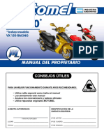 VX 150 - Incluye Modelo VX 150 RACING MANUAL DEL PROPIETARIO