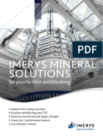 Brochure - IMERYS MINERAL SOLUTIONS For Plastic Film Antiblocking