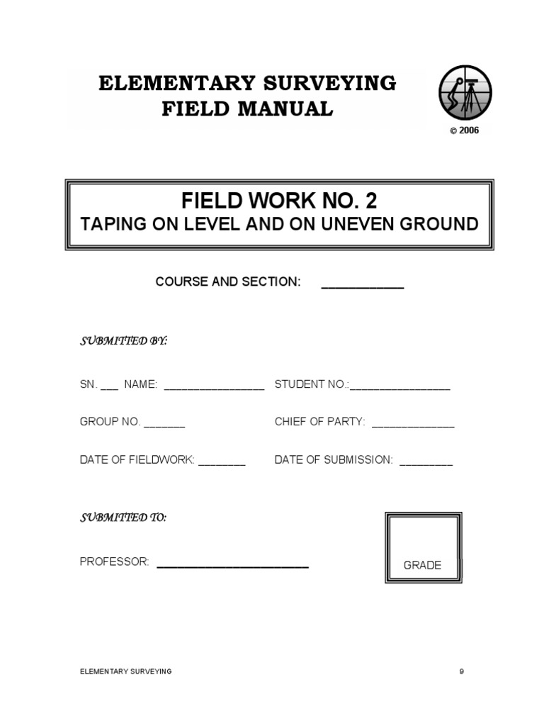 Taping Techniques for Surveying | PDF | Surveying | Nature