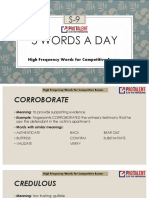 5 Words A Day: High Frequency Words For Competitive Exams