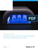 How Mechanical Properties of SLA 3D Prints Are Affected by UV Curing PDF