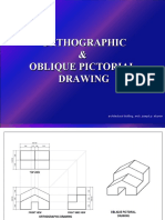 Orthographic & Oblique Pictorial Drawing