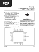 Am/Fm Tuner For Car Radio and Hi-Fi Applications: General Description