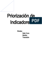 Priorización de indicadores educativos para sala cuna