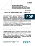 Listado Beneficiarios Seguridad Alimentaria 2020 07 18 PDF