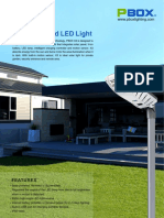 Product Specification - PBOX X3 Solar Garden Light PDF