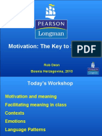 Motivation: The Key To Success: Rob Dean Bosnia Herzegovina, 2010