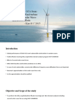 Global Performance of A Semi-Submersible 5MW Wind-Turbine Including Second-Order Wave - Diffraction Effects - Kim H C 2015