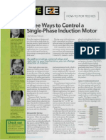 Three Ways To Control A Single-Phase Induction Motor PDF
