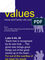 LIVE THE VALUES