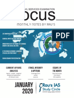 Rau - S IAS Focus Magazine January 2020 PDF (Upscpdf - Com) PDF