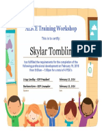 Alice Training Workshop - Skylar Tomblin