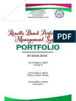 RPMS Portfolio COVER