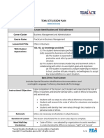 Lesson Plan Ethics in Business