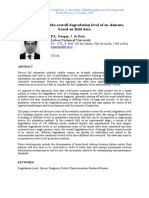 Assessment of The Overall Degradation Level of An Element, Based On Field Data