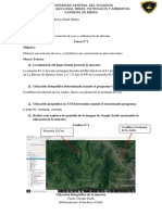 Localización del lugar donde procede la muestra