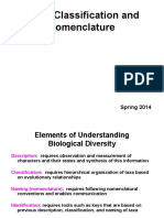 Plant Classification and Nomenclature: Spring 2014