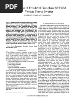 Simulation of Five-Level Five-Phase SVPWM Voltage Source Inverter PDF