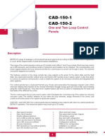 CAD-150-1 CAD-150-2: One and Two Loop Control Panels