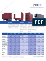 Holship Other Container Dimensions