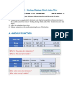 A.Hlookup Function: Exer 6 Excel - Hlookup, Xlookup, Match, Index, Filter