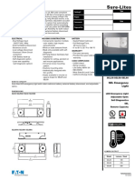 Eaton Sure Lites Sel25 50 60 Spec PDF