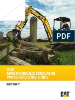 2018 Mini Hydraulic Excavator Parts Reference Guide