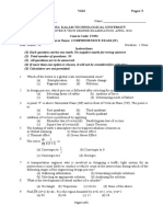 APJAKTU Comprehensive Exam Questions