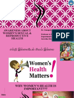 ROTARACT-Awareness About Women's Sexual and Reproductive Health