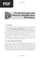 Circuit Concepts and Network Simplification Techniques