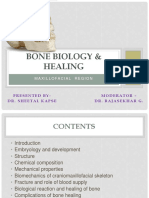 Bone Biology & Healing: Maxillofacial Region