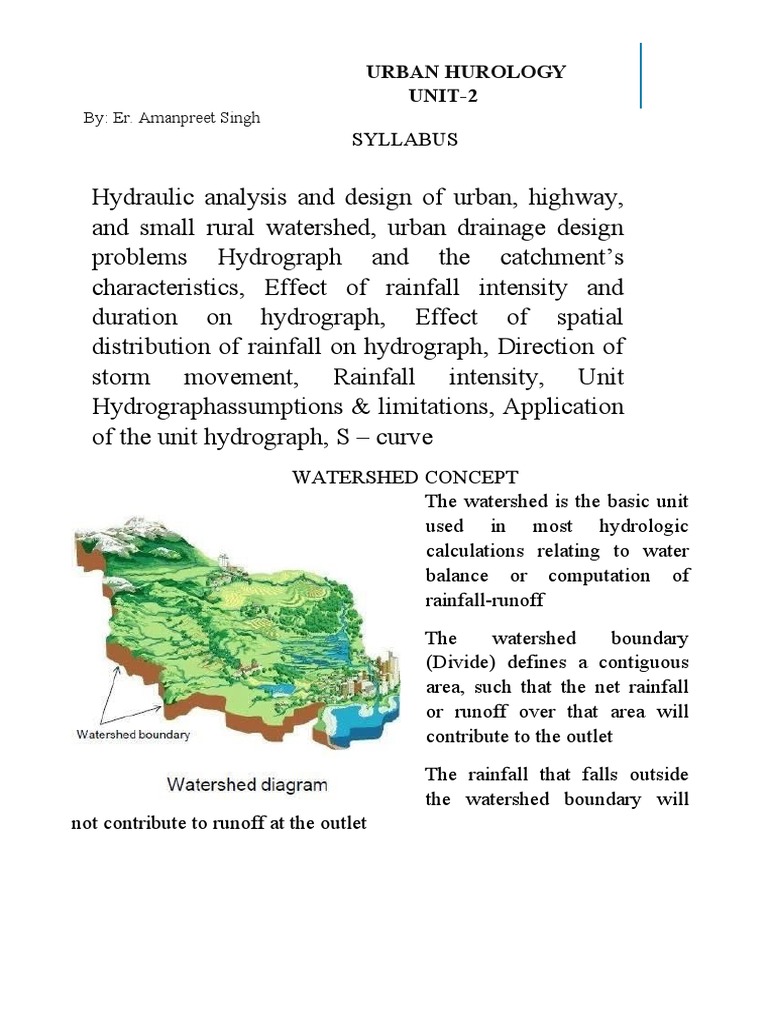 Urban Watershed Management Guide | PDF | Drainage Basin | Surface Runoff