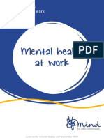 How To Be Mentally Healthy at Work (Mind E-Booklet)