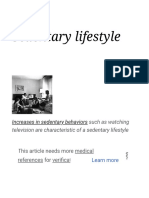 Sedentary Lifestyle - Wikipedia