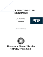 Guidance  Counselling in Education _ MAEdu