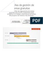 Plantillas Gratuitas de Gestión de Tareas para Gestores de Proyectos PDF