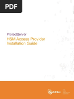 HSM Access Provider Installation Guide: Protectserver