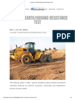 A Guide To Earth Ground Resistance Test