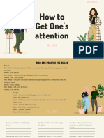 How To Get One's Attention: English Teacher