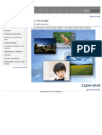 Manual Sony RX100 Español PDF